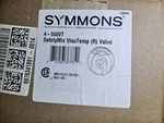 Symmons 4-500VT Safetymix Visu-temp Shower Gauge Thermometer Valve And Trim. Fixed Price $490.00.