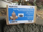 New Watts 1" 2000 M5, 1-IN Fnpt X Bronze In-line Check Valve. Fixed Price $34.99.