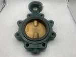 Itt Grinnell 5 Butterfly Valve LC-8281-1, Bronze Disc, Rubber Seat. Fixed Price $67.50.