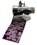 Keeney Quarter Turn Way Valve - Inlet 1/2" F.i.p Outlet 3/8" O.d. 272835. Fixed Price $9.25.