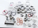 Mdc KF50 KF40 NW16 Tees Adapter Vacuum Gaskets Wing Nut Clamps Swagelok !!!. Fixed Price $299.00.
