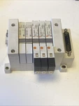 Smc VQ1000 Series Valve Set: 3X Solenoid VQ1100N-5 & 2X Blank Plate. Fixed Price $82.91.