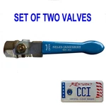 Neles-jamesbury 1/2 Brass Ball Series 300 600 Cwp (set Of Valves). Fixed Price $24.00.