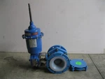 6" 150# Flowserve Atomac AKH3 Ball Valve Pfa Lined Jamesbury Actuator New Z28. Fixed Price $850.00.