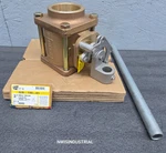 Apollo 3" Bronze Pc Full Port Npt Thread Ball Valve W/ Handle 82A-140-01. Fixed Price $649.99.