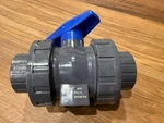 Flui-pro Valves 1.5" Pvc True Union Ball Valve, Slip Ends Only. Fixed Price $20.00.