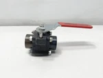 Flowserve Worcester 1" Threaded A105 Ball Valve 4446RTSE R2. Fixed Price $199.00.
