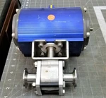 1 Mcf Micro Clean Tri Clamp Valve & Actiator BOS5. Fixed Price $88.50.