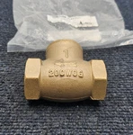 Webstone H-10544W: Clean Brass Low Pressure Swing Check Valve 1" Fnpt 200 Lbs. Fixed Price $41.73.
