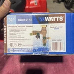 Watts 3/4 Pressure Vacuum Breaker 800M4-QT-FZ. Fixed Price $75.00.