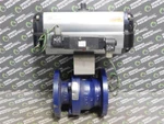 Used Flowserve B125S07 Actuated Ball Valve Assembly BF21FRLGZ C66D 3" 150 Psig. Fixed Price $450.00.