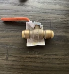 Sharkbite 22222-0000LF Brass Push Ball Valve, 1/2. Fixed Price $8.79.