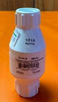 New 1/2" Nds 1001-05 White Pvc Check Valve Flo Control. Fixed Price $9.99.