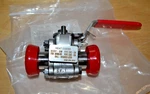 Flowserve Worcester Controls F316L Ss Ball Valve WK706666TTTC R0 Tfe Seat. Fixed Price $125.00.