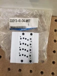Smc Valve Manifold, Station SS5Y3-41-04-M5T. Fixed Price $35.00.