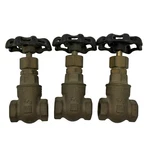 Lot Of Hammond Bronze Gate Valves 150 Swp 300 Wog Threaded Ends 3/8". Fixed Price $44.89.