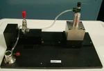 Bimba Pneumatic Platform, Model 3MV8, Has Actuator With Hose. Fixed Price $250.00.