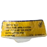 Brasscraft SR15XC Iron Pipe Angle Stop 3/8 Fip Od Comp With Loose Key. Fixed Price $75.00.