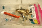 Sharkbite Ball Valve 1/2" Push-to-connect Brass Plumbing. Fixed Price $8.96.