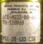 Versa Valves ASG-4222-BA-6A70. Fixed Price $100.80.