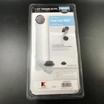 Foot Lok Stop Bathtub Drain Kit, 1/2 Keeney K630PVCVB Venetian Bronze. Fixed Price $16.99.