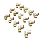 Smc KQ2L07-34AS Male Elbow Fitting 1/4" Od Tube Npt Lot Of 15. Fixed Price $42.74.