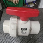 Praher 2" Sch 80 Union Ball Valve Socket Slip Red Or Blue Handle 200-010. Fixed Price $19.99.