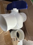 Nds EBV-2000-S 2-INCH Slip Pvc Schedule 40 Economy Ball Valve, White. Fixed Price $19.00.