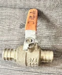 3/4" Sharkbite Crimp Ball Valve (lead Free). Fixed Price $19.99.