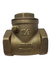 Brass Swing Check Valve 1-1/2" Fnpt Threaded Lead-free 200 Wog American. Fixed Price $29.95.