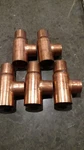 Lot Of 5 Mueller 04074 1-1/4 In. X Wrot Copper Reducing Tee. Fixed Price $49.00.