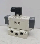 Smc VQ7-6-FG-D-3Z Solenoid Valve With Distribution Block 0.15-1.0MPA. Fixed Price $35.99.