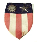 Salty Original WW2 Cbi Theater Made Worn Shoulder Patch With Metal Sun & Star!. Fixed Price $64.99.