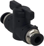 Pneumaticplus Buc Series Straight Union Ball Valve (1/4" Od X Tube). Fixed Price $17.99.