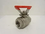 186844 New-no Box; Km Contromatics KF8200OVLM3J Inline Ball Valve; Ss; 1-1/2"NPT. Fixed Price $63.25.