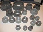 Lot Of 19 Spears & Nibco Ball Valve Ends Female Slip Sockets Threaded. Fixed Price $42.00.
