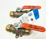 Lot Of 2 Sharkbite 3/4 In. Ball Valve With Drop Ear. Fixed Price $39.99.