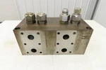 Daman E02293REV0 Hydraulic 4-STATION Steel Manifold Block DN32 1-1/4" Sae. Fixed Price $189.99.