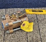 Milwaukee Valve BA300S: 3/4 In. Cast Bronze Full Port Threaded 600# Ball. Fixed Price $123.89.