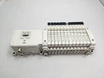 Smc 12-STATION Valve Manifold VQC1200N-5 W/ Devicenet EX250-SDN1. Fixed Price $150.00.