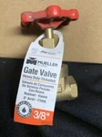Lot (20) Mueller Brass Stop Gate Valve 3/8" Heavy Duty Ips 100-202NL Nsf 1953. Fixed Price $59.99.