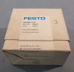 Festo VAD-ME-I-1/8 Vacuum Generator 35531 KD02 1.4MM Nozzle 1.5-8 Bar Sealed. Fixed Price $119.99.