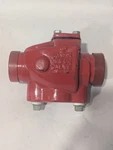 Tyco Tfp CV-1F 2" Grooved Swing Check Valve 300 Psi Fire Protection Red. Fixed Price $95.00.