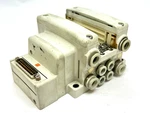 Smc VV5QC21-02C6FD0 D-sub Base Mounted Manifold 2000 Series Station. Fixed Price $112.49.