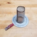 Mac-iron 4" Stainless Steel Pb Strainer, Wbl 300# 316SS Used. Fixed Price $18.94.