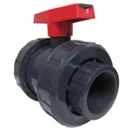 Era Sch 80 Pvc 1/2" True Union Ball Valve, Npt Thread Connections, Red Handle. Fixed Price $12.99.
