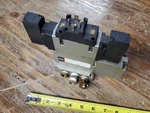 Lightly Used Smc NVFS3310-3DZ, 3-POSITION, Dual 120VAC Solenoid Pilot Valve. Fixed Price $89.00.
