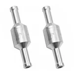 2X 8MM Inline One-way Non-return Check Valve Auminium Fuel Water Gas Air Vacuum. Fixed Price $10.19.