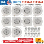 10PC Diaphragm Repair Kit C113443 C113444 Replacement For Asco G353A041 G353A042. Fixed Price $149.99.