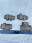 1" Stockham Industrial Lift Check With 3 Additional Valves Unkown Lot Of 4. Fixed Price $139.99.